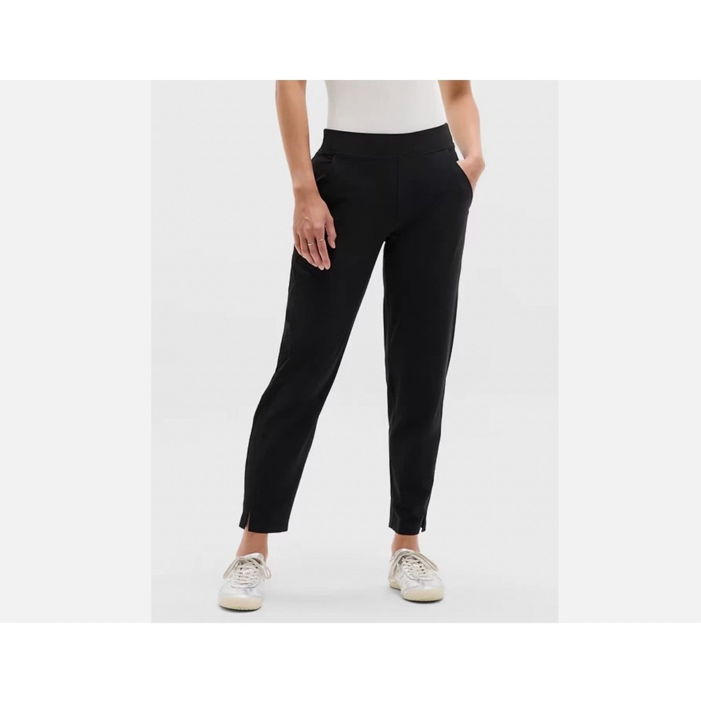 Athleta NWT Brooklyn Ankle Pant Black Plus Sz 24 Pull On Active Lightweight City - Picture 2 of 16